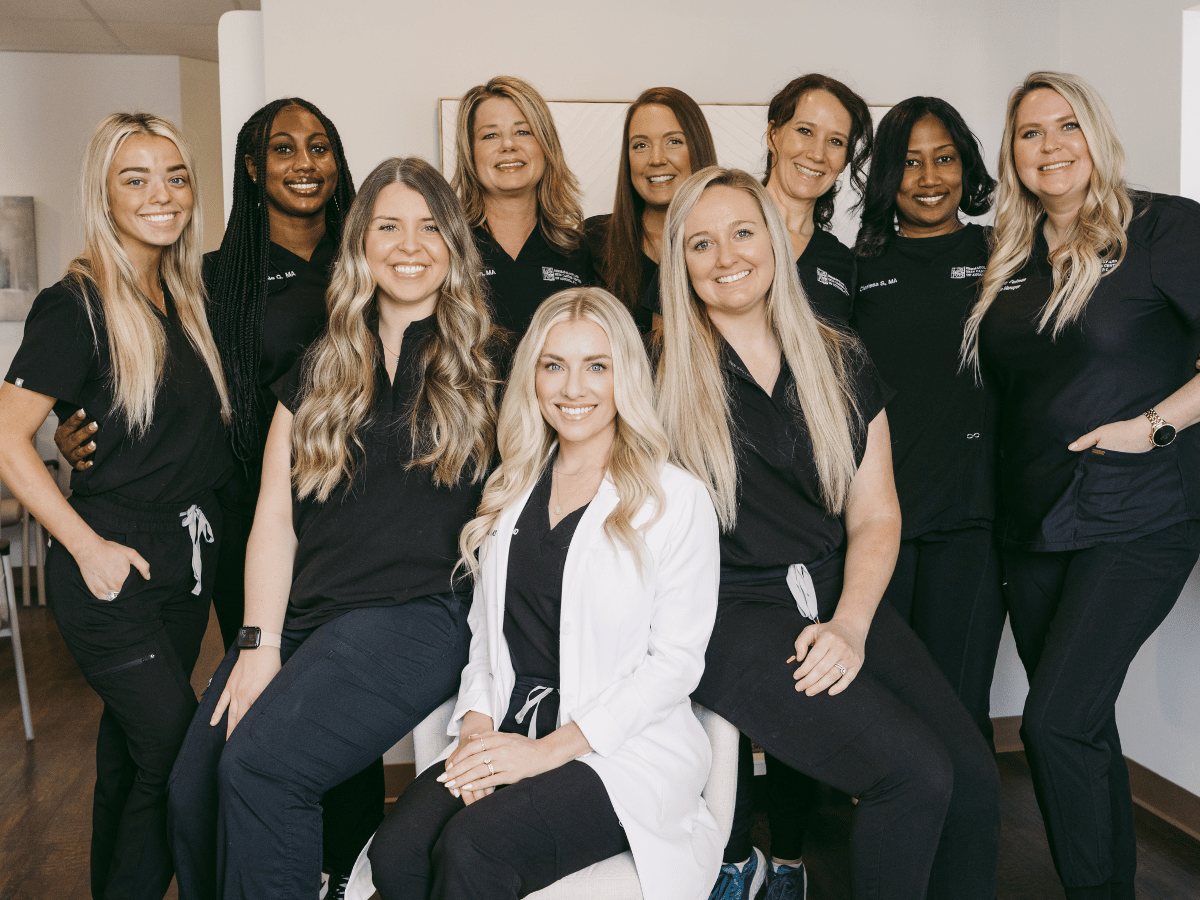 The DSCCA team in the dermatology office.